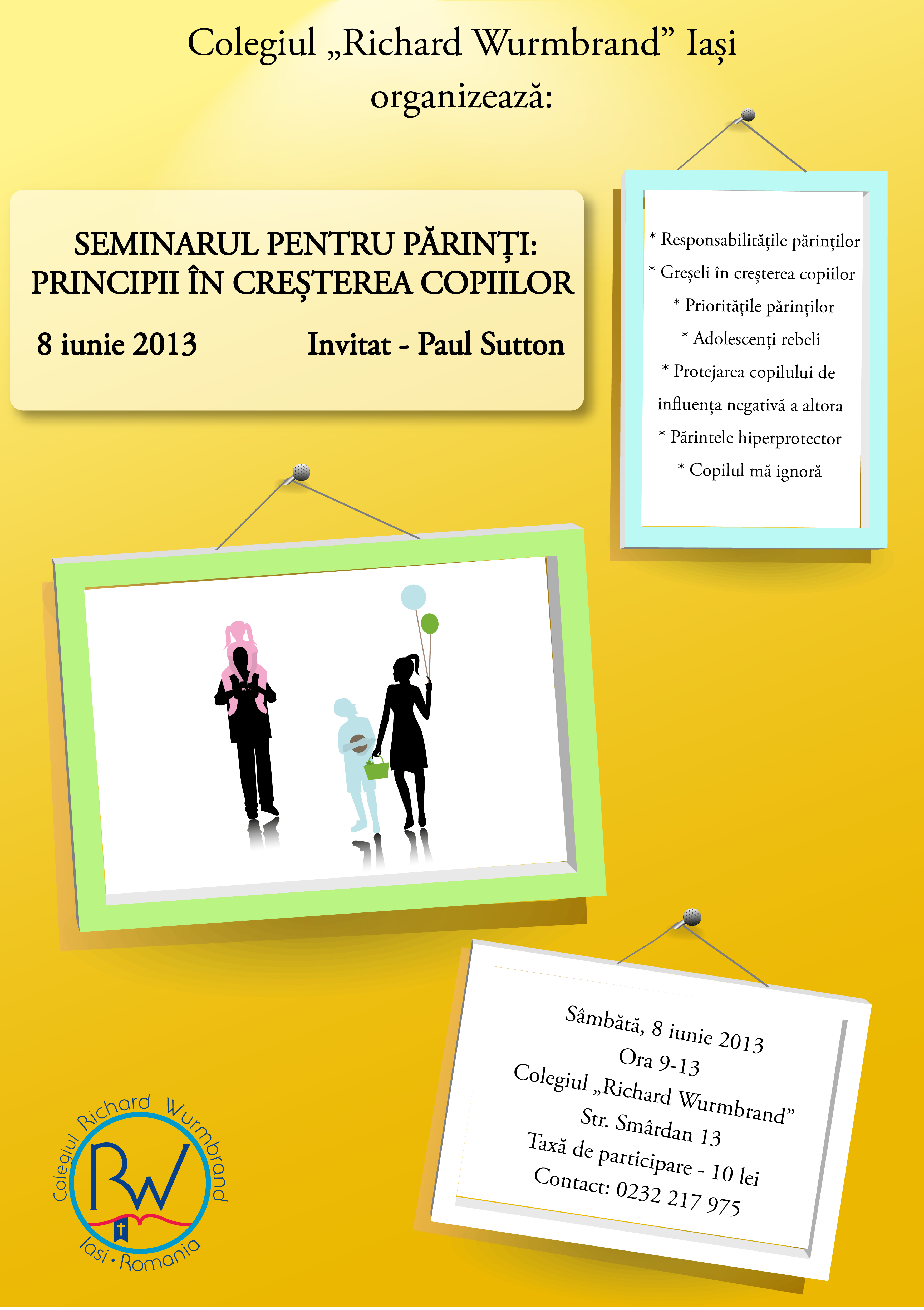Seminar pentru părinți Seminar pentru părinți