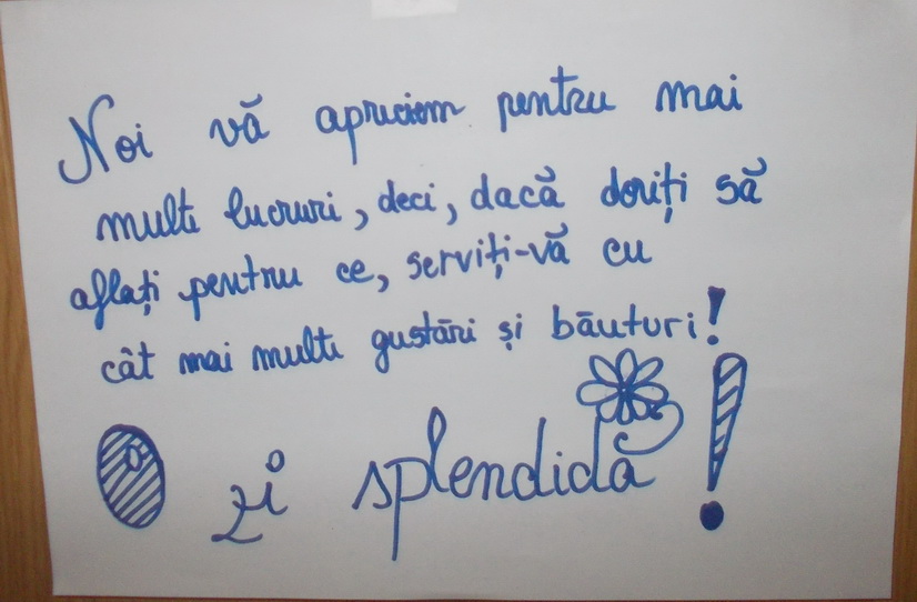 Surpriza din partea elevilor Surpriza din partea elevilor